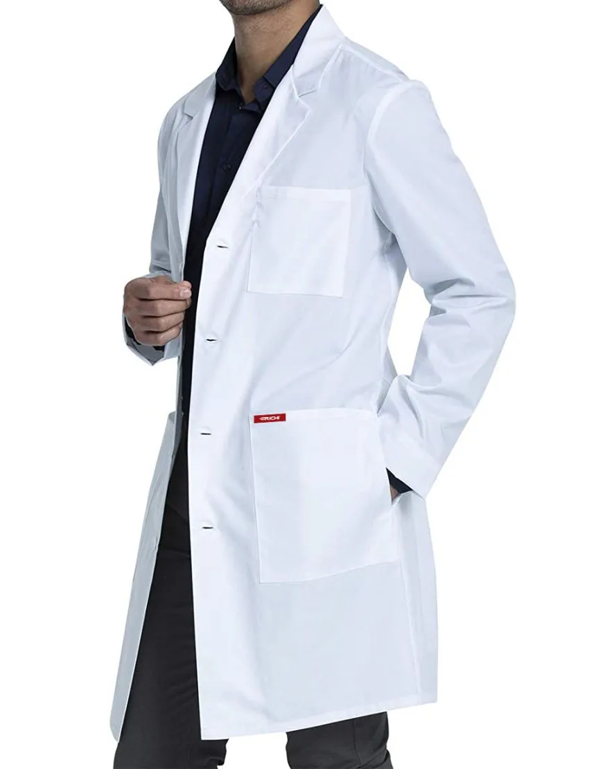 White Lab Coat Unisex – Richi - Image 3