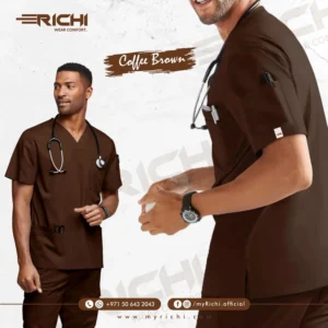 Richi Classic Poly Spandex Scrubs – Stretchable Fabric – Unisex