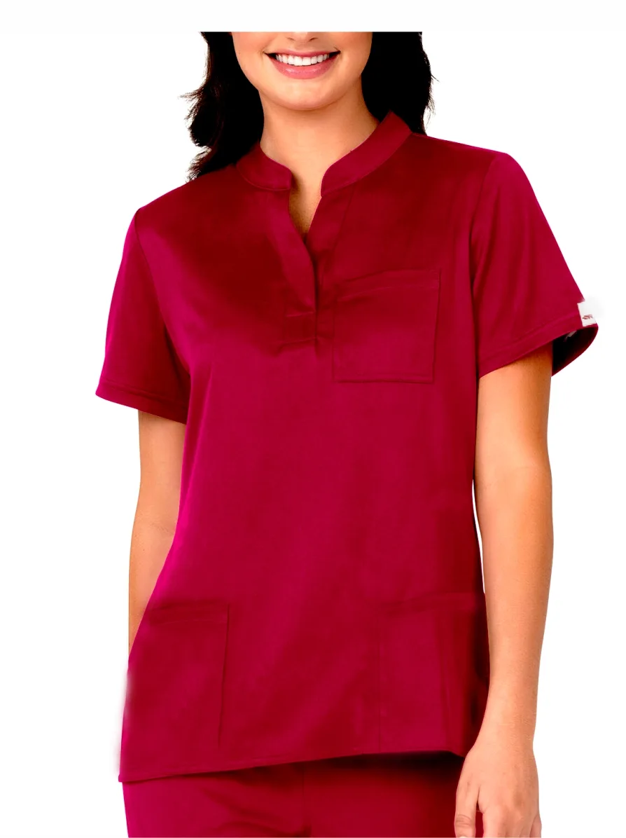 Chinese Collar Unisex Scrubs – Premium Viscose Fabric